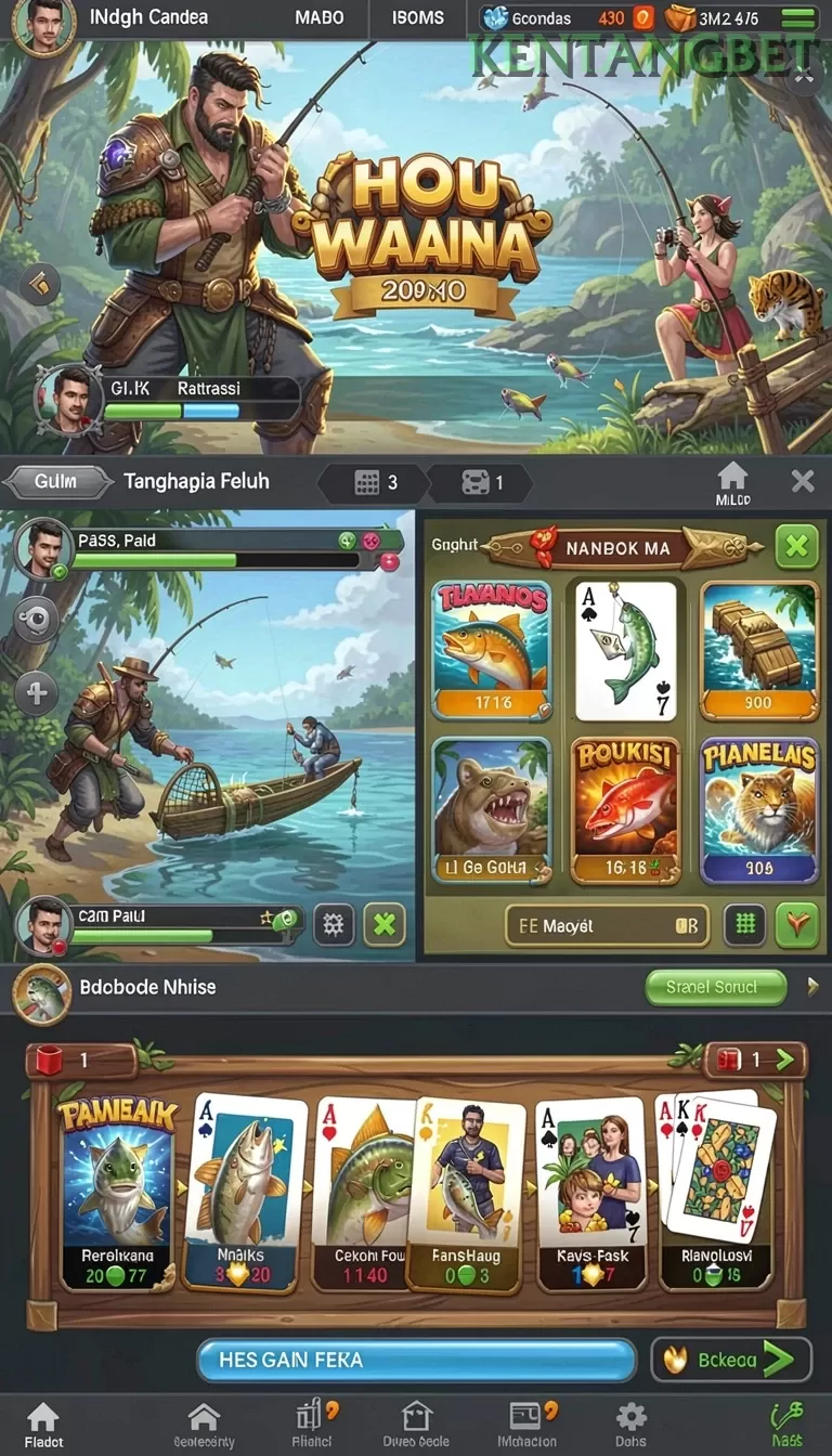Cuplikan layar F200M — menu navigasi
