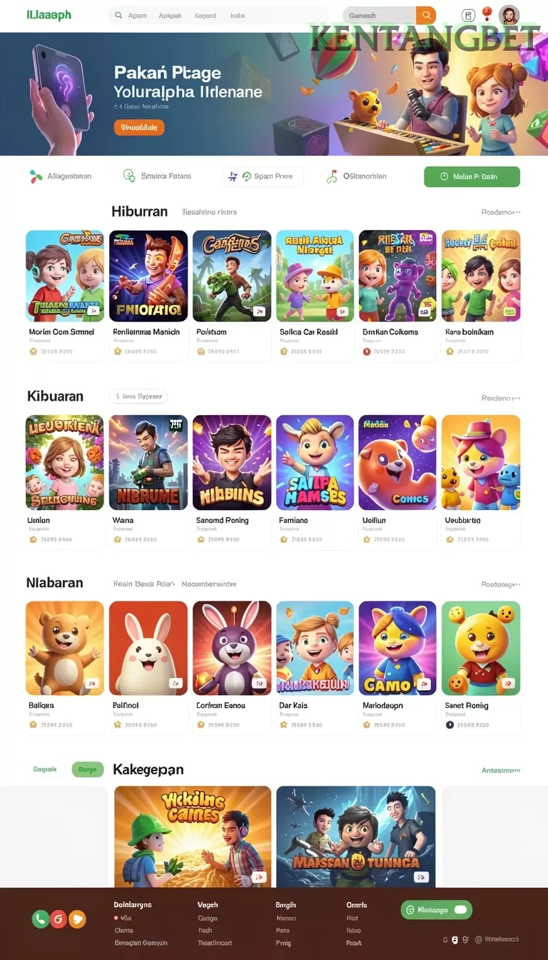 Cuplikan layar 171SLOT — menu navigasi