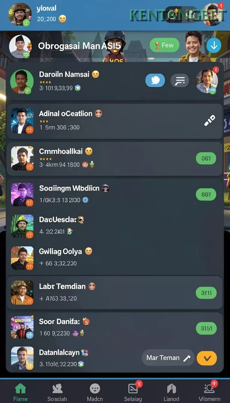 Cuplikan layar UNGUTOTO — aktivitas
